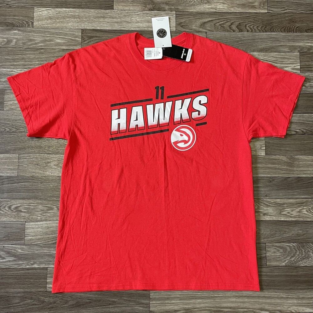 NBA Atlanta Hawks Trae Young Shirt Men’s XL Red Crew Neck #11 Short Sleeve NWT